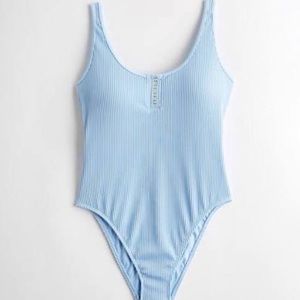 Hollister ribbed one piece swimsuit - BRAND NEW